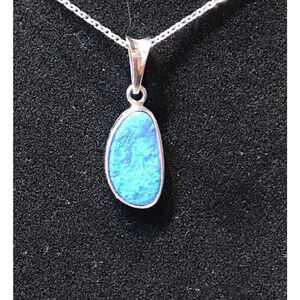 Robson Rare Matching Opal Set Pendant Earrings Ring Same Color/Shape